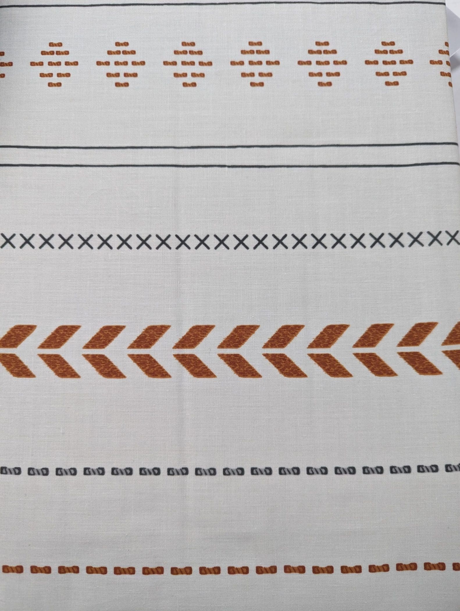 geometric bedding pattern cabin stripe